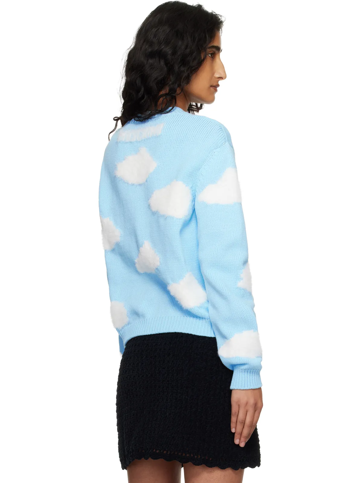 Moschino Archive Cloud オーガニックコットン ブレンド セーター - 画像3