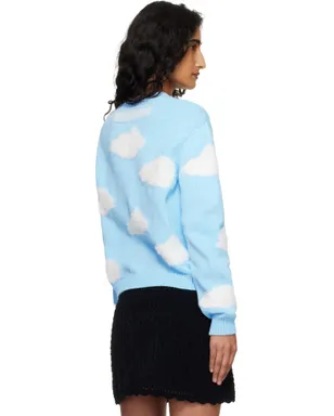 Moschino Archive Cloud オーガニックコットン ブレンド セーター - サムネイル3