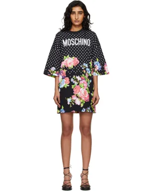 Moschino Printed Heavy Cotton ミニワンピース - サムネイル1