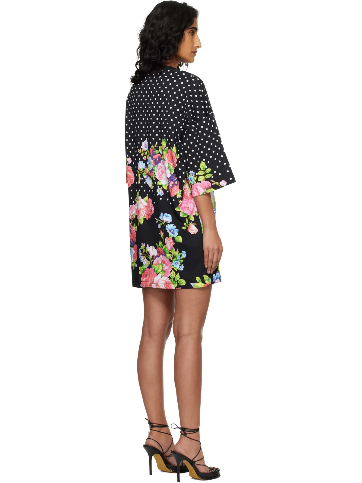 Moschino Printed Heavy Cotton ミニワンピース - 画像3