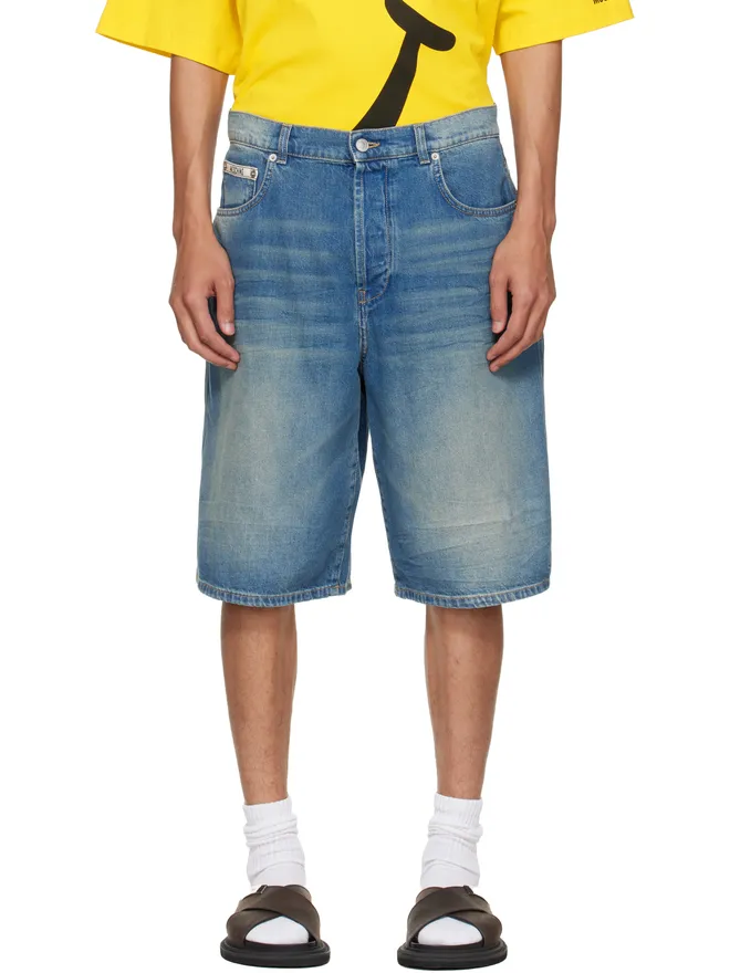 Moschino Moschino ロゴ デニムショートパンツの商品画像