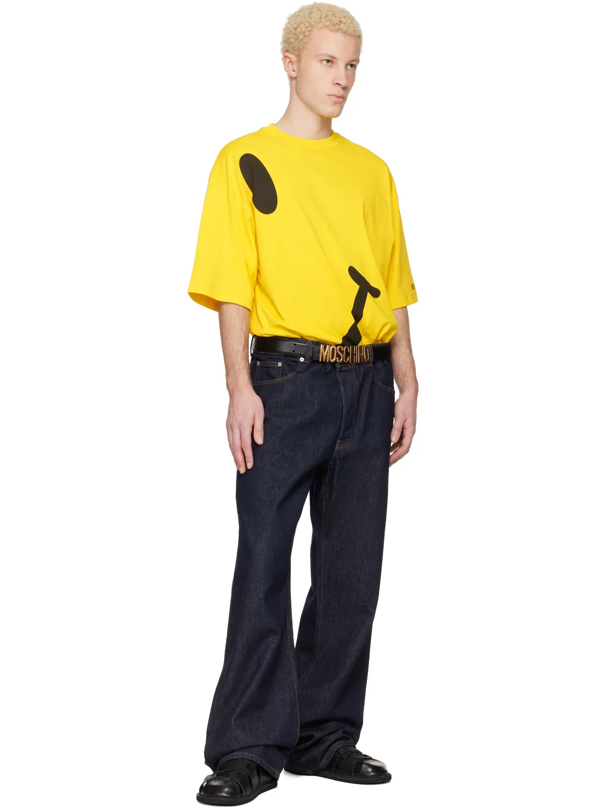 Moschino Logo Hardware ベルト - 画像2