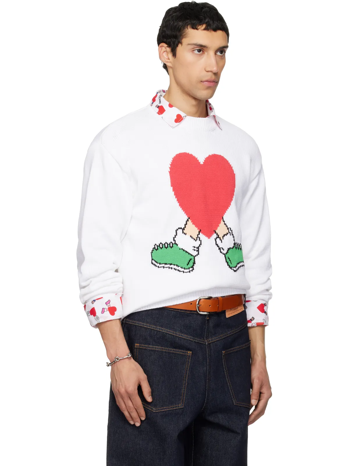 Moschino All Over Hearts セーター - 画像2