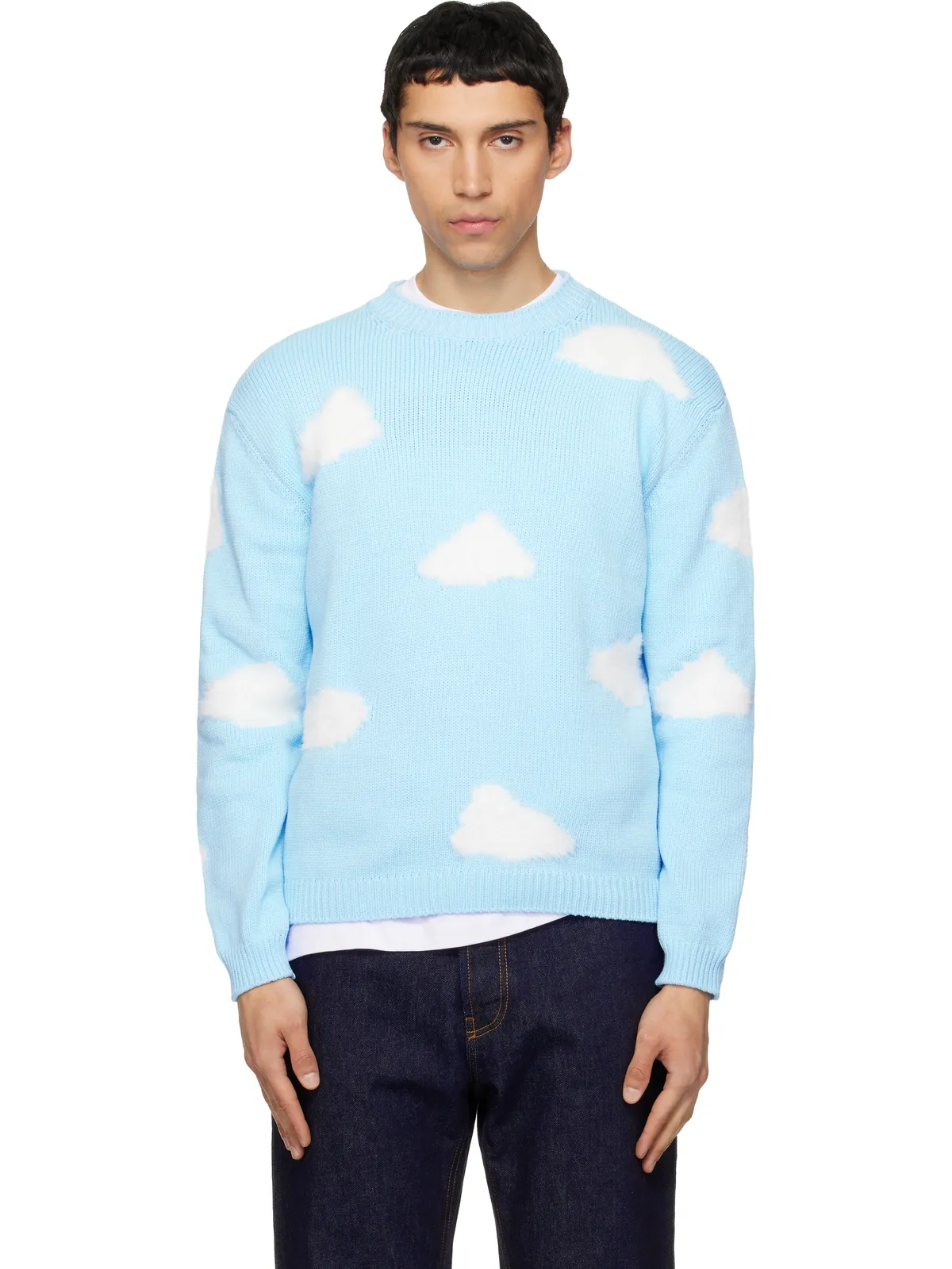 Moschino Archive Cloud オーガニックコットン混 セーター - 画像1
