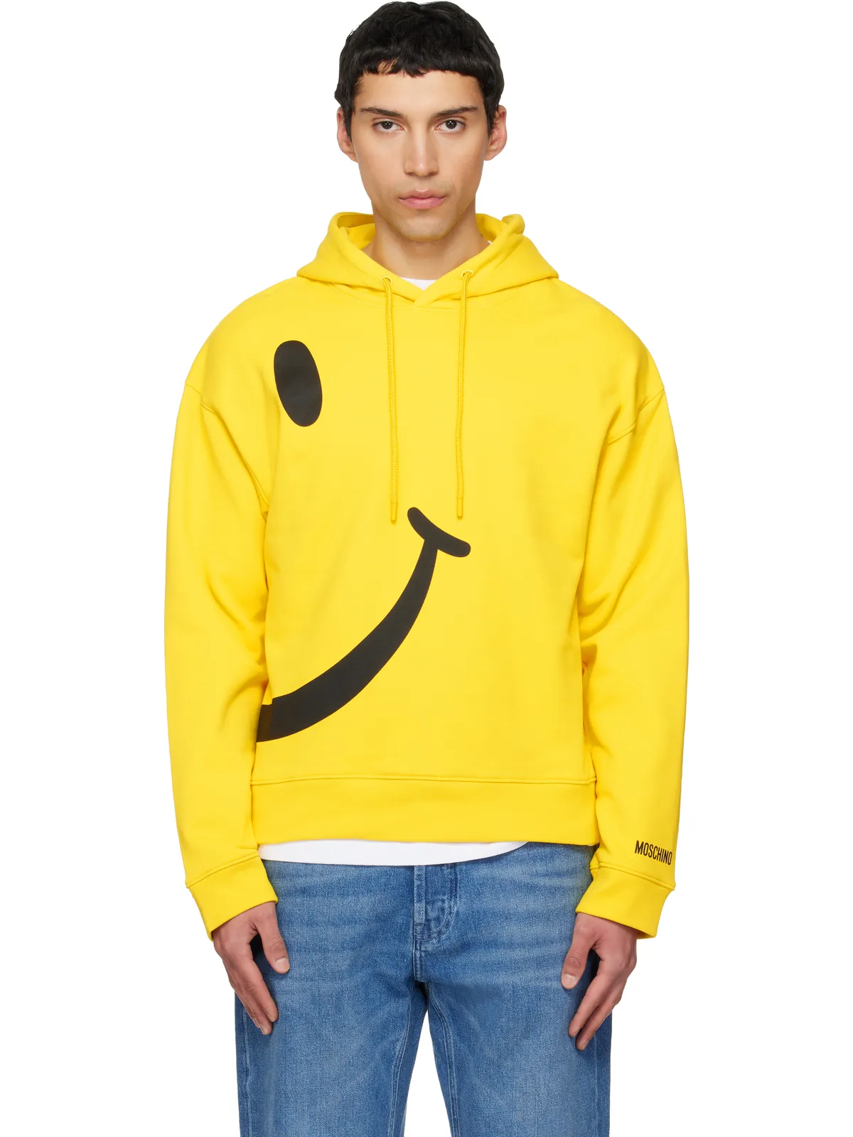 Moschino Smiley オーガニックコットン フーディ - 画像1