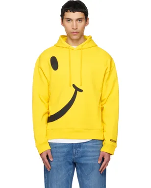 Moschino Smiley オーガニックコットン フーディ - サムネイル1