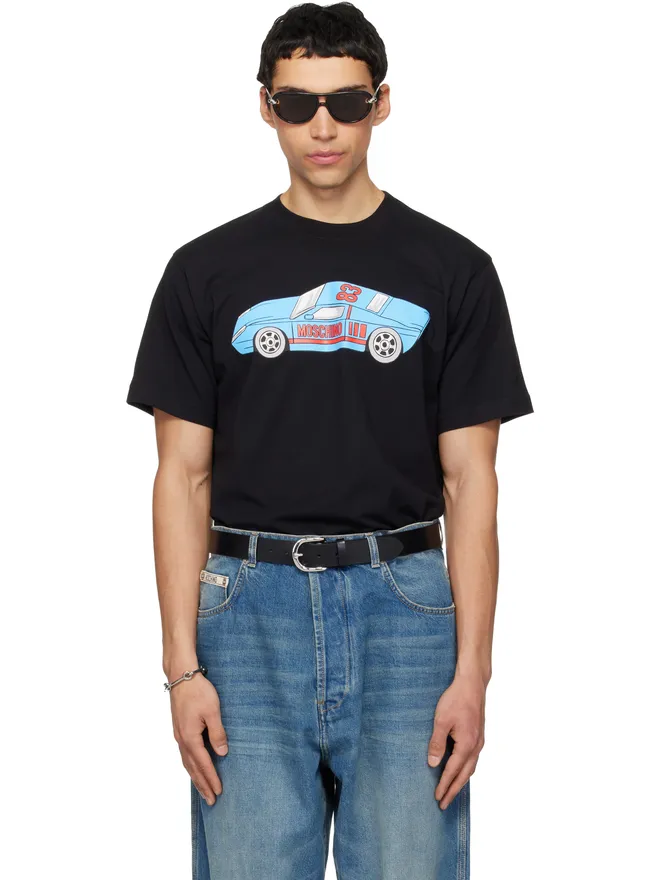 Moschino Moschino オーガニックコットン ジャージ プリントTシャツの商品画像