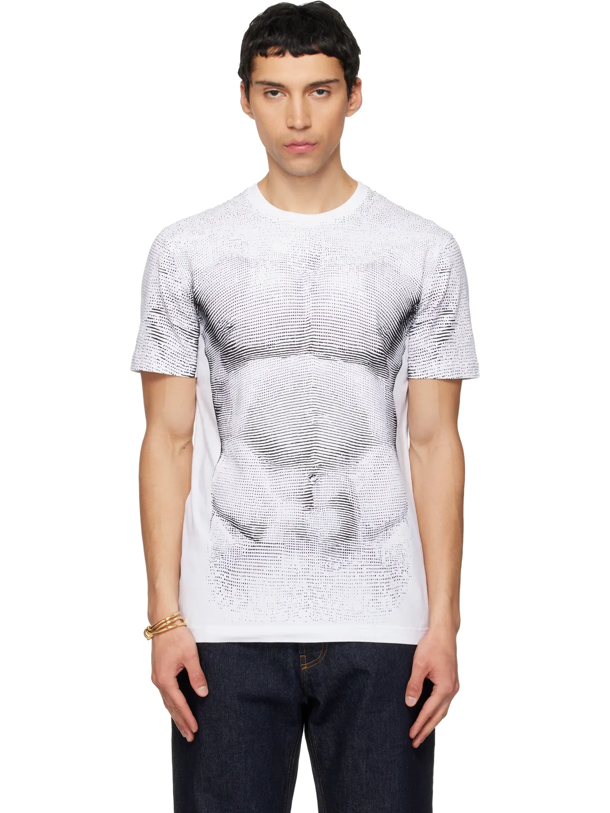 Moschino Archive Body Artwork Tシャツ - 画像1