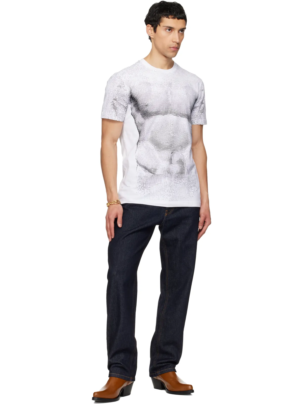 Moschino Archive Body Artwork Tシャツ - 画像4