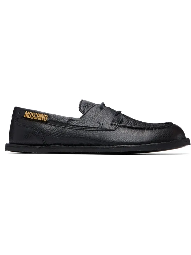 Moschino Moschino レザー デッキシューズの商品画像