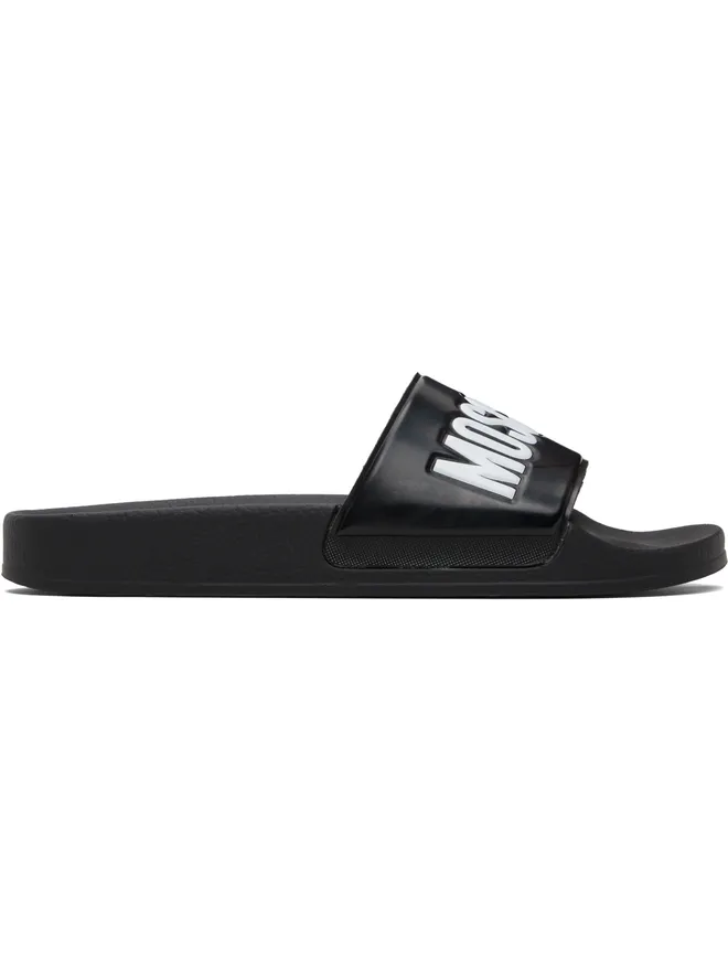 Moschino Moschino ラバー ロゴ プールスライドの商品画像