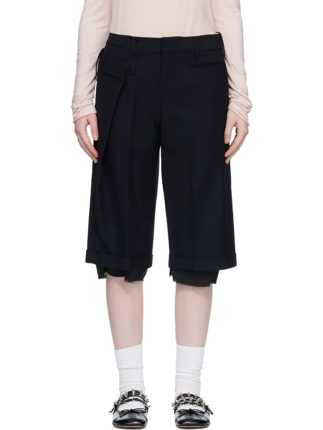 OPEN YY OPEN YY Wrap Over バミューダショーツの商品画像