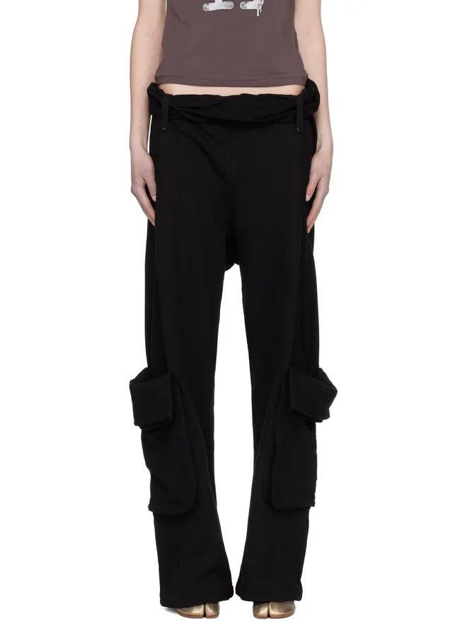 OPEN YY OPEN YY ロールウエスト Sweat カーゴパンツの商品画像