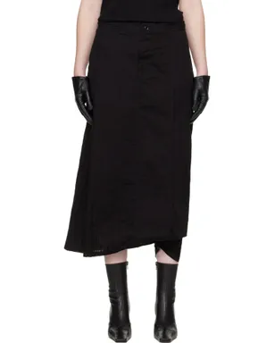 Y's Patched Pants ミディアムスカート - サムネイル1