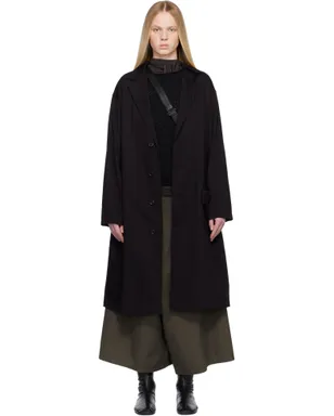 Y's Left Hanging Collar コート - サムネイル1