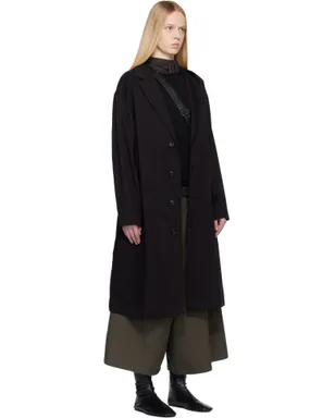 Y's Left Hanging Collar コート - サムネイル2