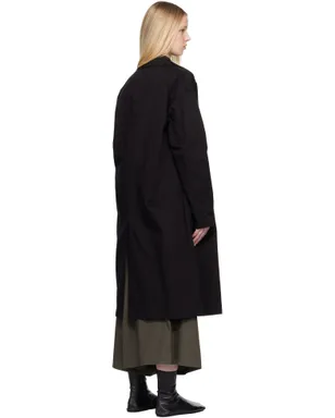 Y's Left Hanging Collar コート - サムネイル3