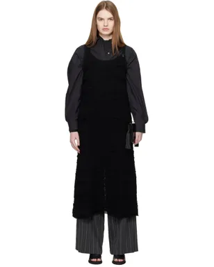 Y's Solid Knit Arranged Strap ミディアムワンピース - サムネイル1