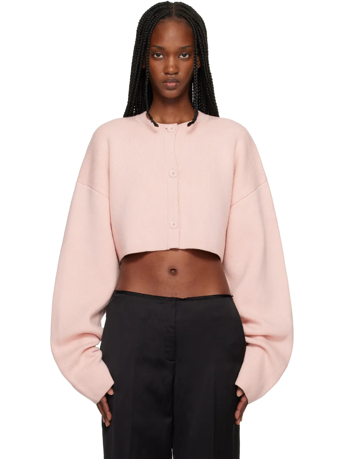 TOTEME クロップド オーバーサイズ カーディガン - 画像1