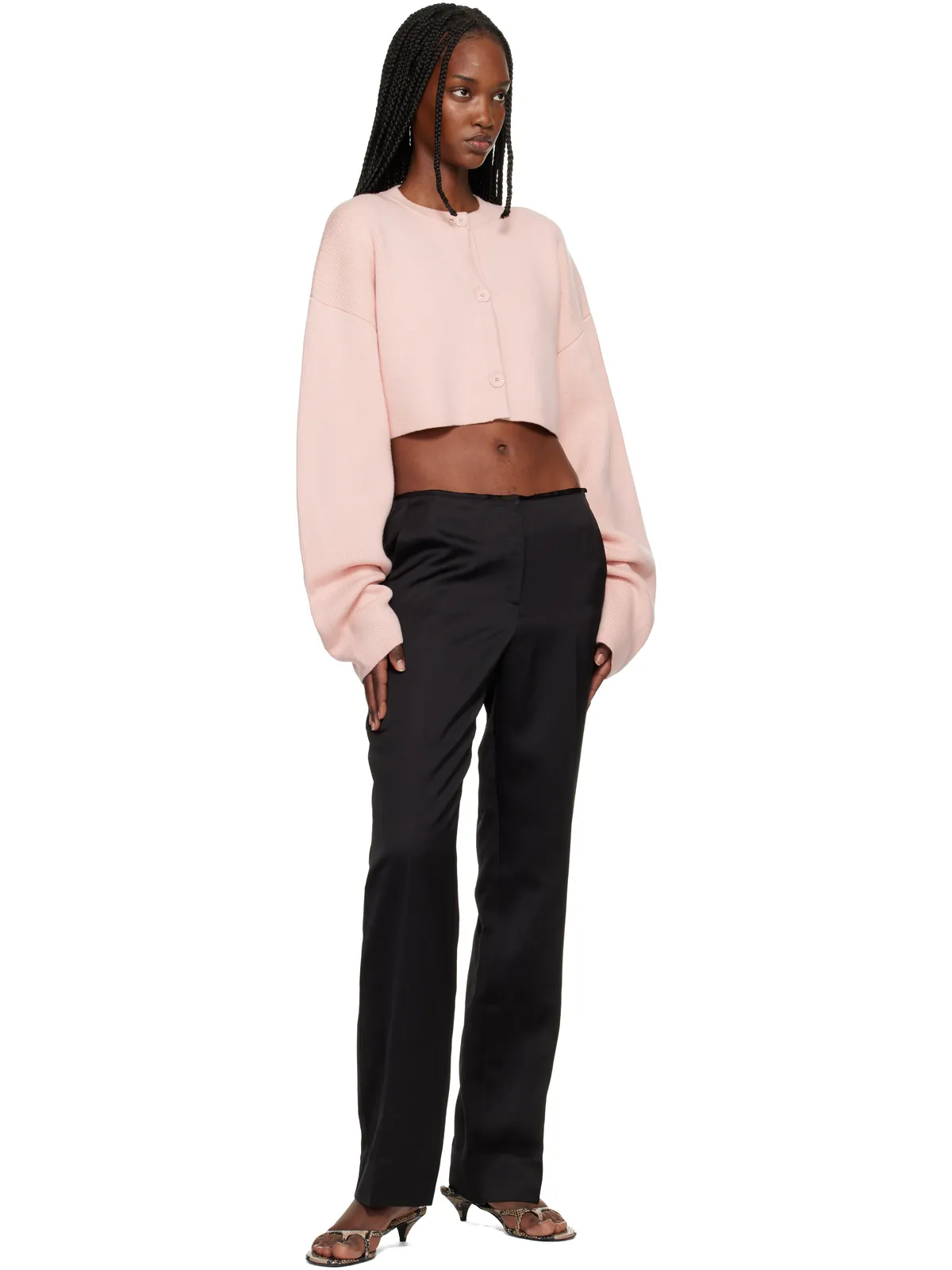 TOTEME クロップド オーバーサイズ カーディガン - 画像4