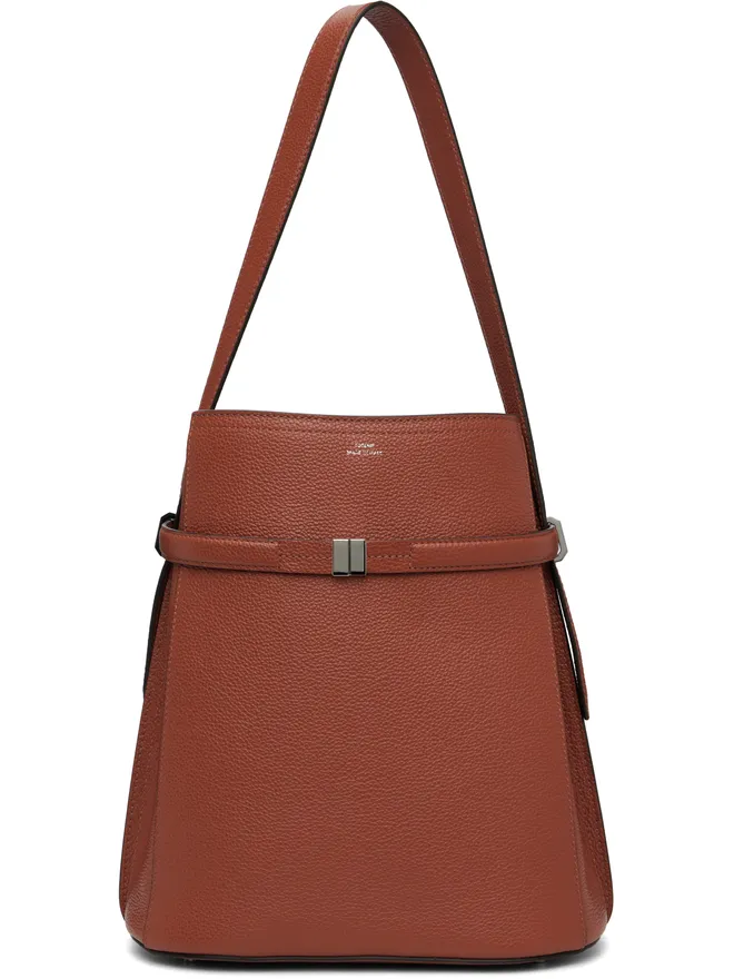 TOTEME TOTEME Belted グレインレザー バケットバッグの商品画像