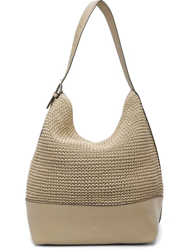 TOTEME TOTEME Belted Woven-Leather トートバッグの商品画像