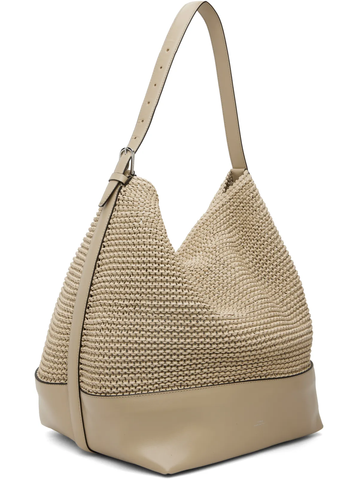 TOTEME Belted Woven-Leather トートバッグ - 画像2