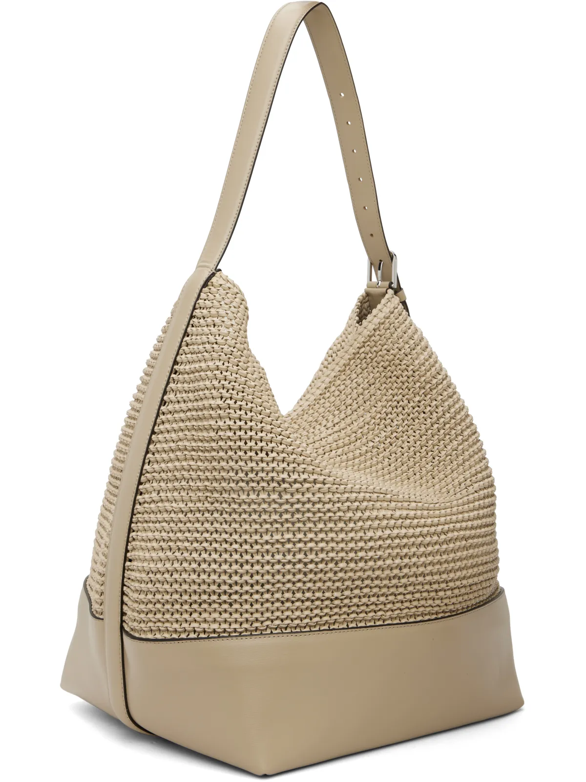 TOTEME Belted Woven-Leather トートバッグ - 画像3