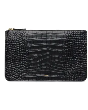 TOTEME Threefold Croco-Embossed クラッチバッグ - サムネイル1
