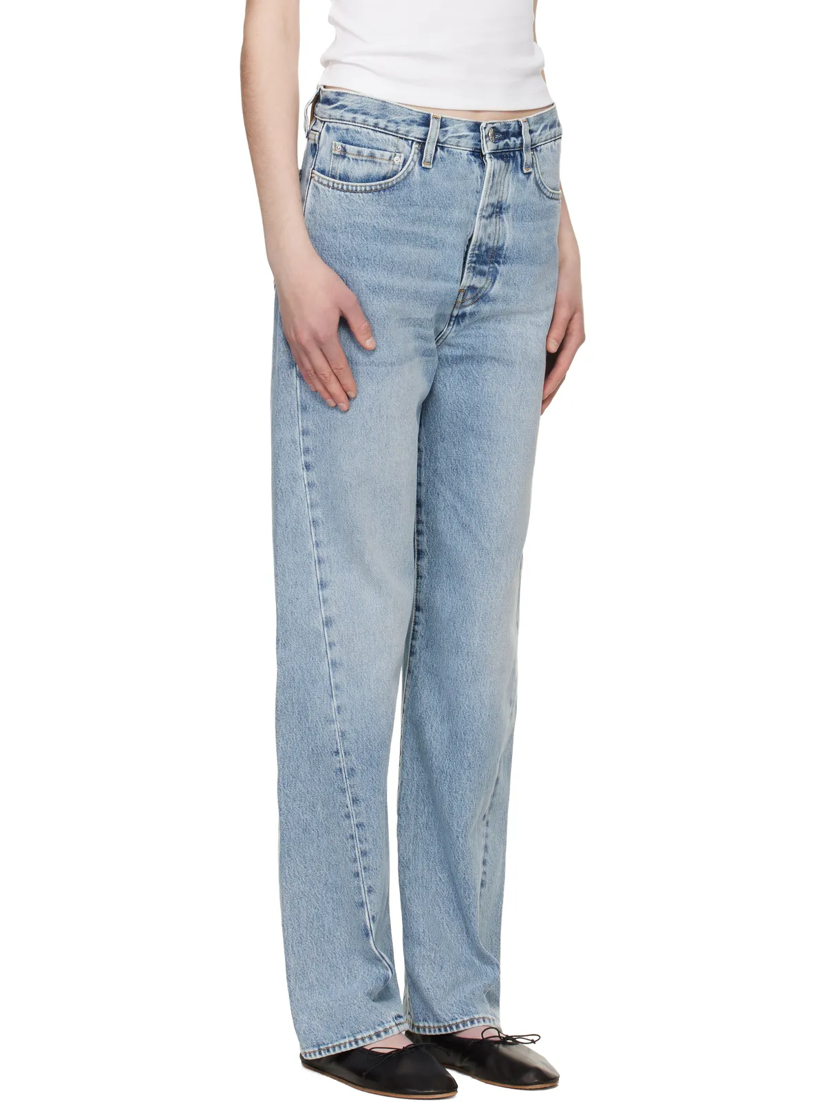 TOTEME Twisted Seam Full Length ジーンズ - 画像2