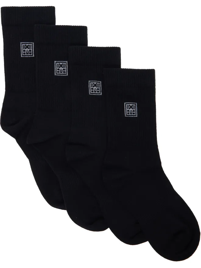 TOTEME TOTEME モノグラム ソックス 2足セットの商品画像