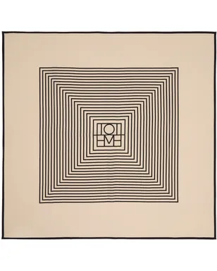 TOTEME Centered Monoram シルク スカーフ - サムネイル1