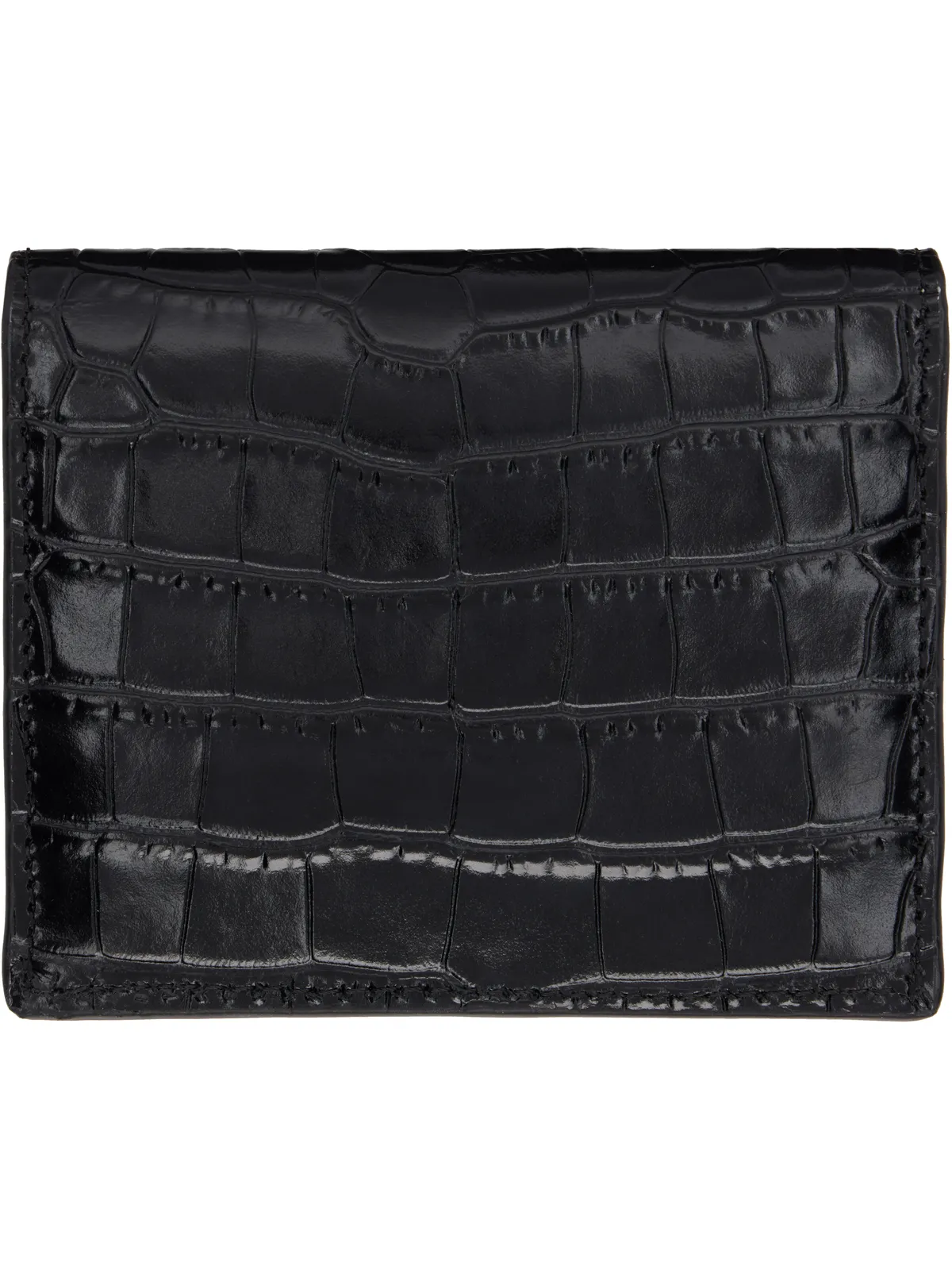 TOTEME T-Lock Croco-Embossed カードケース - 画像2