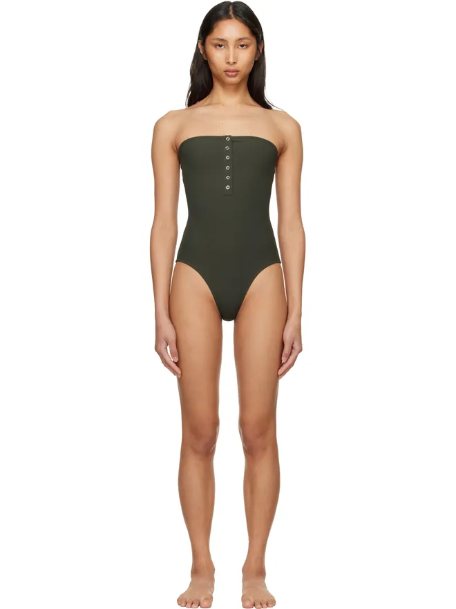 TOTEME TOTEME リブ ストラップレス スイムウェアの商品画像