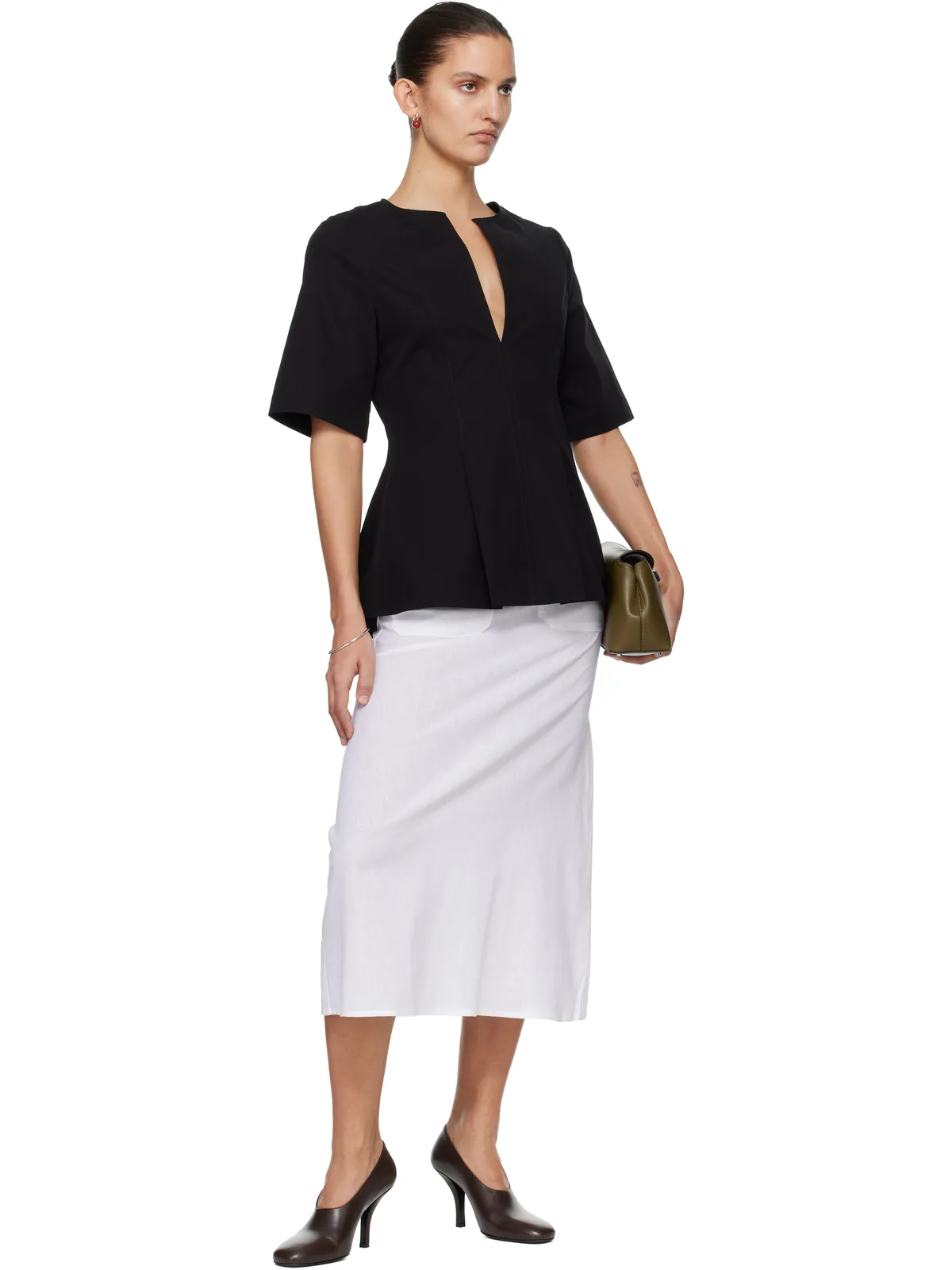 TOTEME Tailored コットン トップス - 画像4