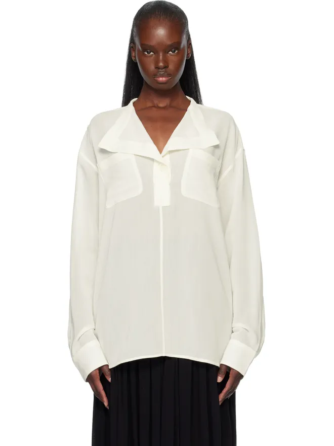 TOTEME TOTEME Overlapping Collar ブラウスの商品画像