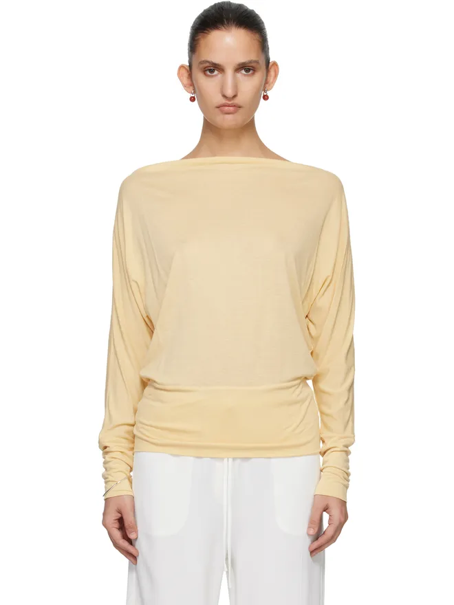 TOTEME TOTEME Boatneck Jersey Tシャツの商品画像