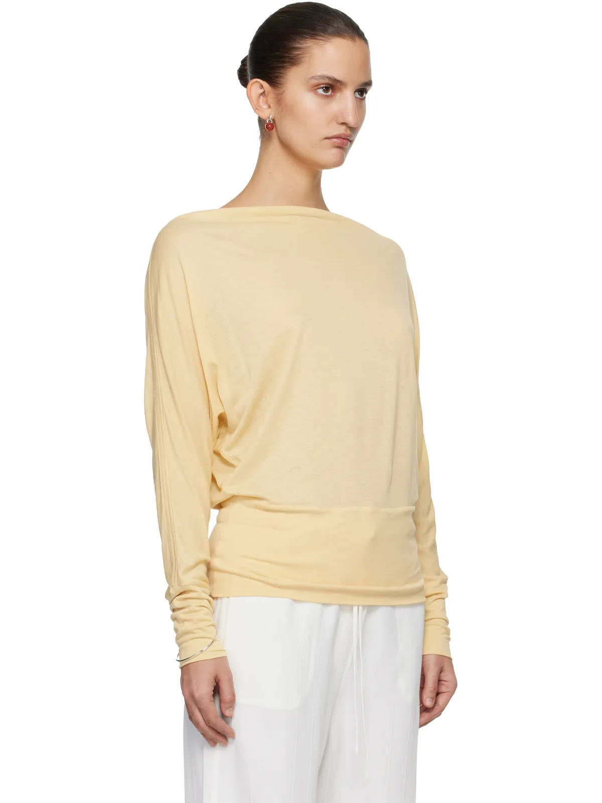 TOTEME Boatneck Jersey Tシャツ - 画像2