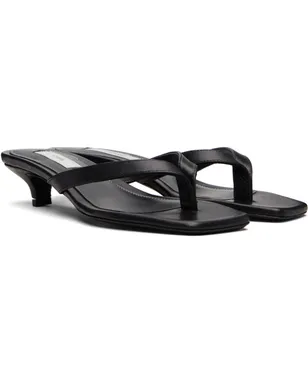 TOTEME Flip Flop レザー ヒールサンダル - サムネイル4