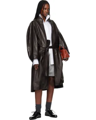 Fear of God ベルト レザーコート - サムネイル4