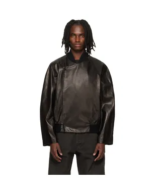Fear of God ラグラン レザー ボンバージャケット - サムネイル1