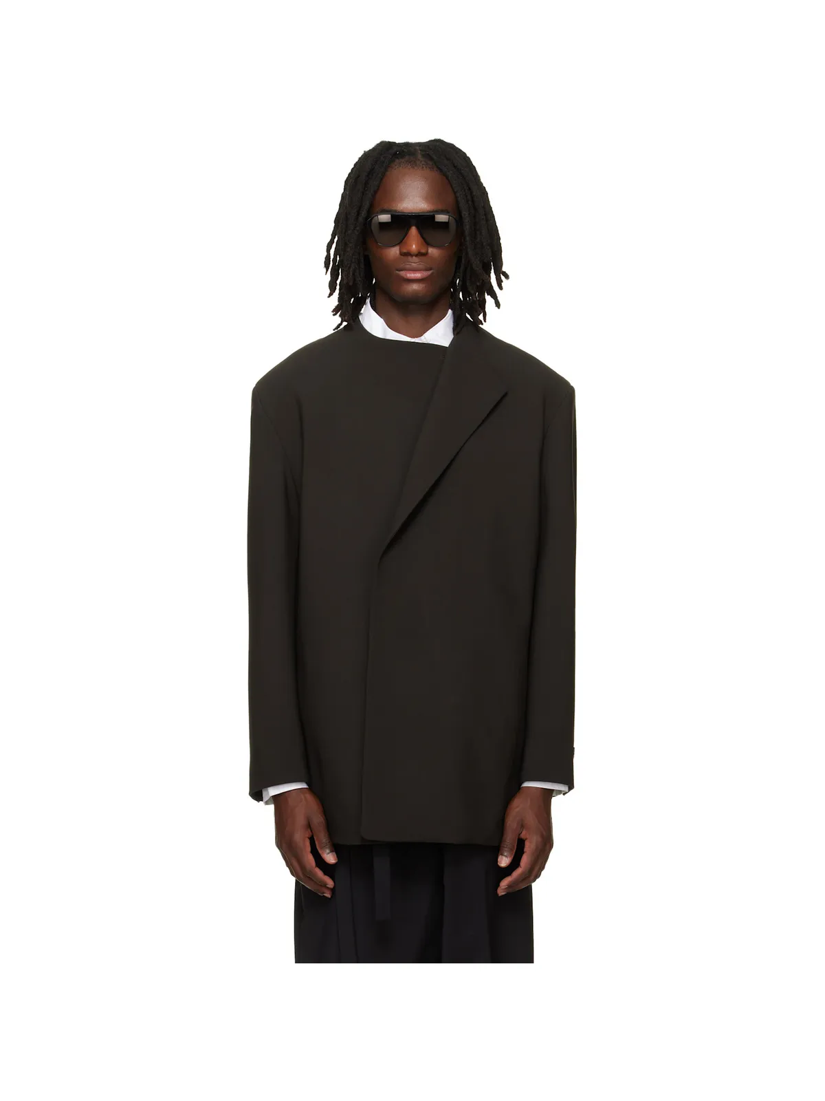 Fear of God Double Weave Wool クルーネック テーラードジャケット - 画像1