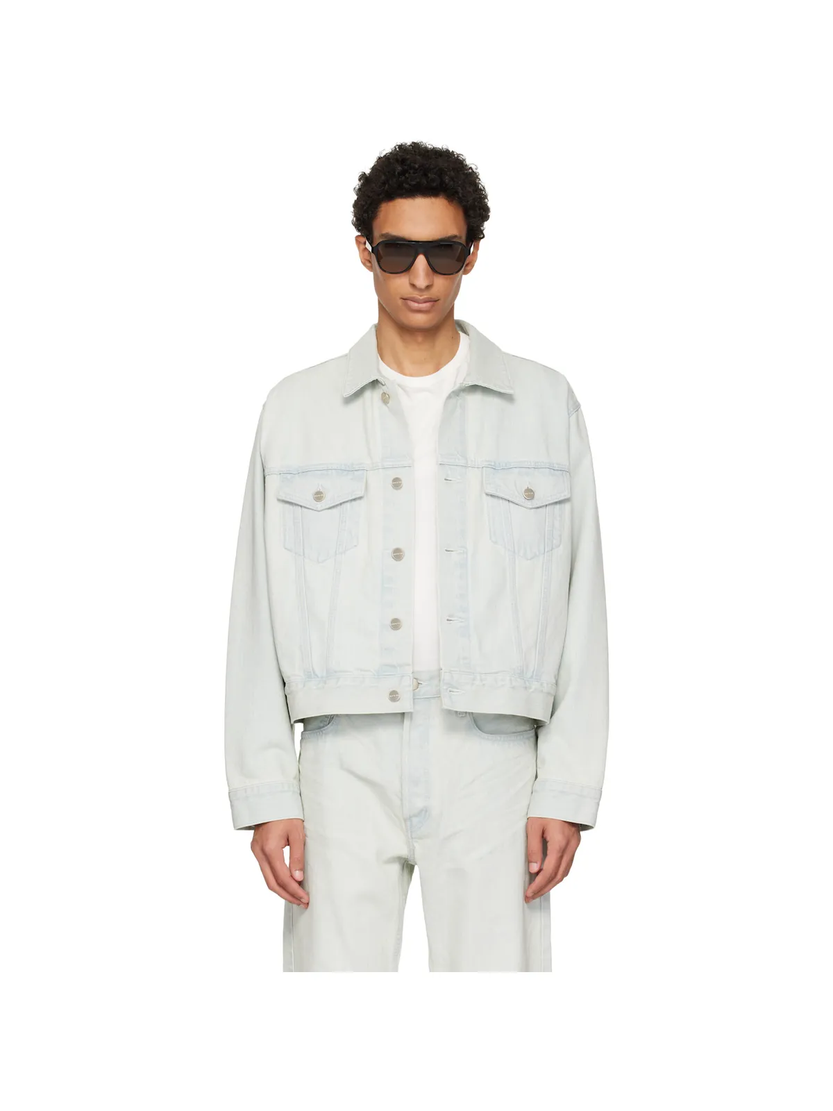 Fear of God ブリーチ デニム クラシック トラッカージャケット - 画像1