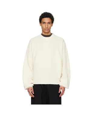 Fear of God ダブルニット リネン ウール コットン クルーネックセーター - サムネイル1