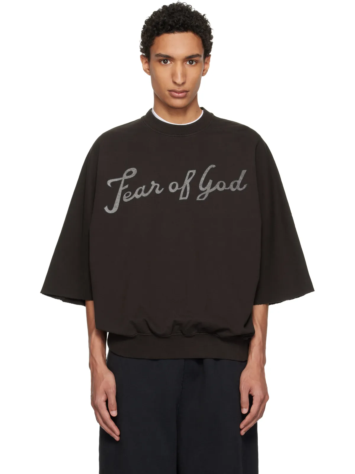 Fear of God '43' Cut Sleeve スウェットシャツ - 画像1
