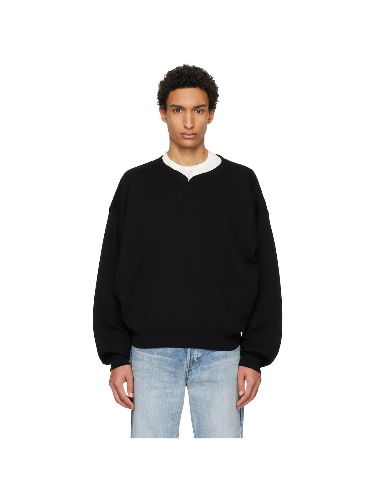 Fear of God メリノ ミラノリブ ヘンリーネック - 画像1