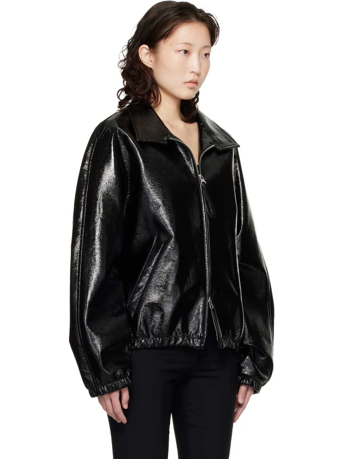 Courrèges Vinyl Zipped ボンバージャケット - 画像2