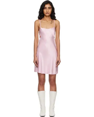 Courrèges Lingerie シルク ミニワンピース - サムネイル1