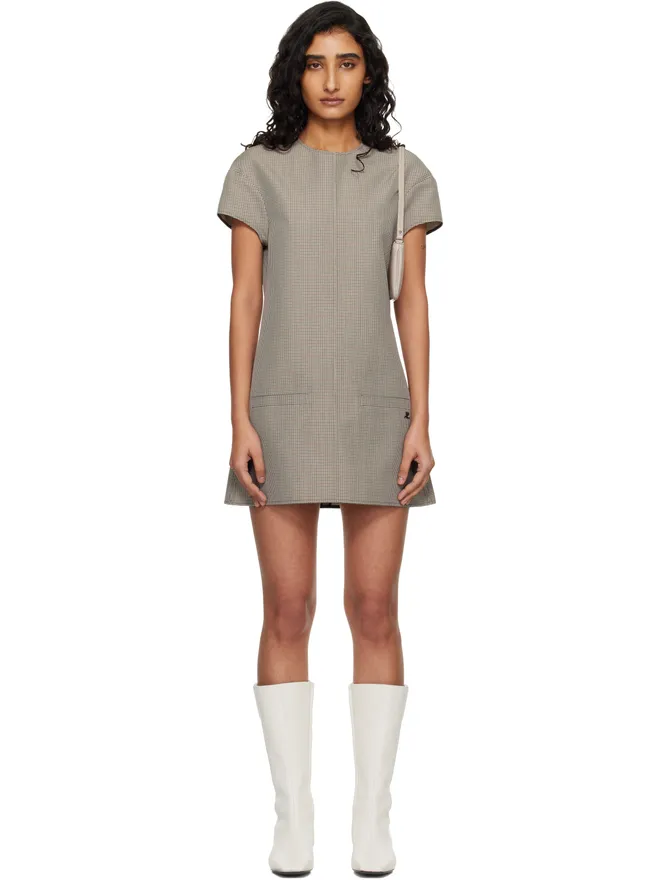 Courrèges Courrèges Heritage 千鳥格子 ミニワンピースの商品画像