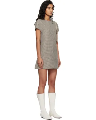 Courrèges Heritage 千鳥格子 ミニワンピース - サムネイル2